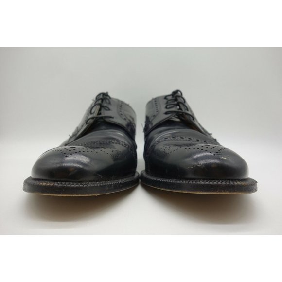 Mario Bruni Black Leather Cap Toe Lace Up Dress Oxfords Shoes Men\'s 11 M main image 8